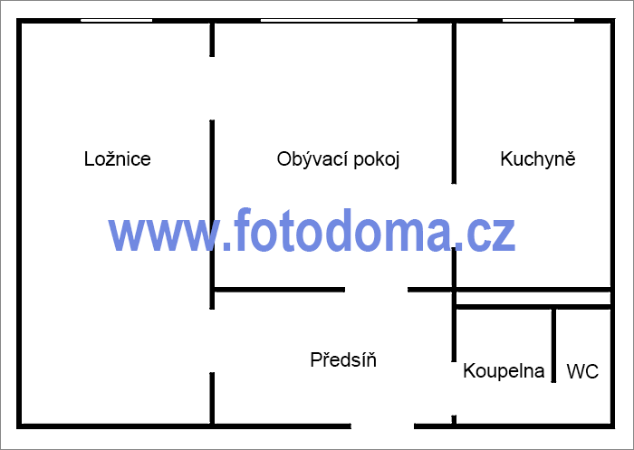 Byt Zlín 2+1 prodej