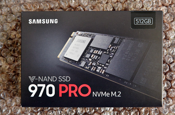 Programový disk: Samsung 970 PRO NVMe M.2 512GB SSD