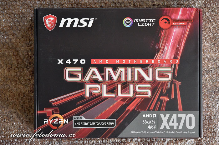 Základní deska: MSI X470 GAMING PLUS - AMD X470
