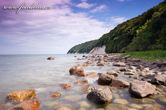 Fotka Jasmund, národní park, kameny v moři