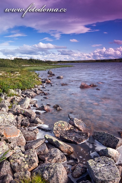 Fotka Jezero Litle Rörsjön v národním parku Fulufjället