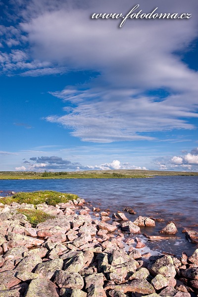 Fotka Jezero Litle Rörsjön v národním parku Fulufjället