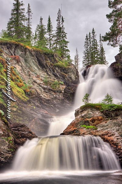 Fotka Řeka Torsbjørka, Národní park Skarvan og Roltdalen, Norsko