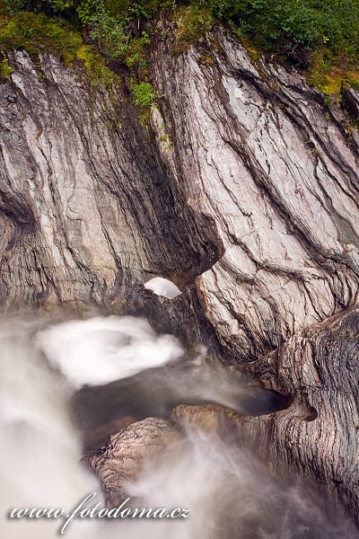 Fotka Řeka Torsbjørka, Národní park Skarvan og Roltdalen, Norsko