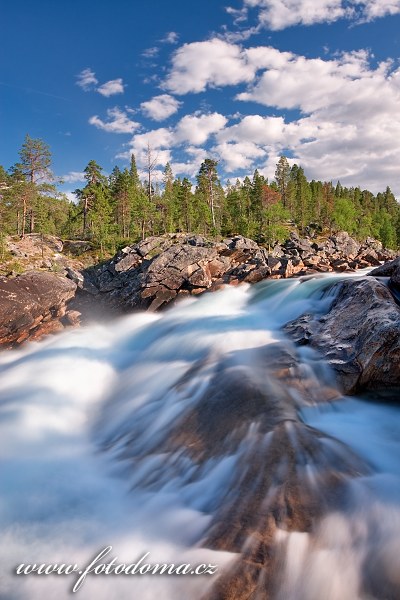 Fotka Řeka Lønselva, Norsko