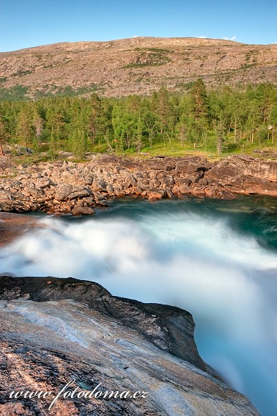 Fotka Řeka Lønselva, Norsko