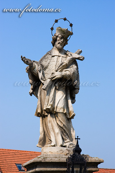 Fotka Strážnice, socha sv. Jana Nepomuckého