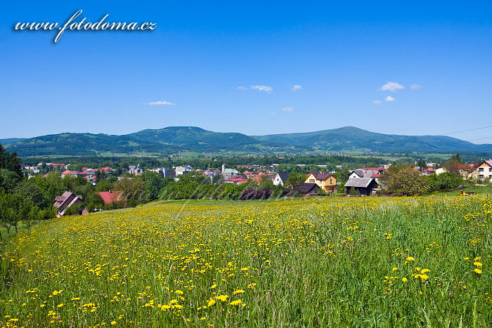 Fotka Jablunkov, město a Beskydy