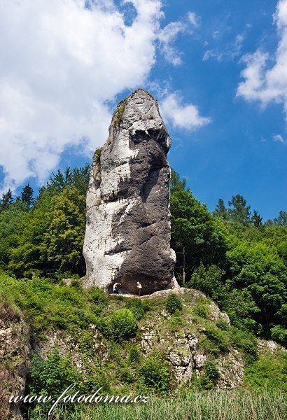 Fotka Skalní útvar Helkulův kyj, Ojcowski národní park