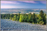 Kamenné pole na vrchu Lysa Gora, masiv Swiety Krzys, Swietokrzyski národní park, Swietokrzyski Park Narodowy, Polsko
