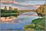 Řeka Biebrza u obce Osowiec-Twierdza, Biebrzanski národní park, Biebrzanski Park Narodowy, Polsko