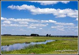 Řeka Biebrza u obce Jaglowo, Biebrzanski národní park, Biebrzanski Park Narodowy, Polsko