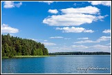 Zatoka Slupianska, jezero Wigry, Wigierski Park Narodowy, Wigierski národní park, Polsko