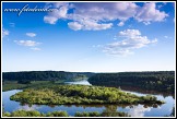 Soutok řeky Merkys a řeky Nemunas poblíž Merkinė, Národní park Dzūkijos, Litva