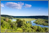 Soutok řeky Merkys a řeky Nemunas poblíž Merkinė, Národní park Dzūkijos, Litva