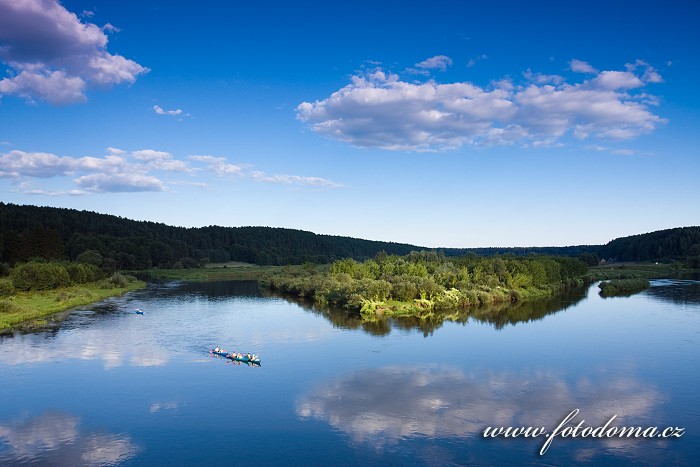 Fotka Lodičky na soutoku řek Merkys a Nemunas, Národní park Dzūkijos, Litva