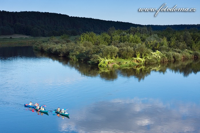 Fotka Lodičky na soutoku řek Merkys a Nemunas, Národní park Dzūkijos, Litva