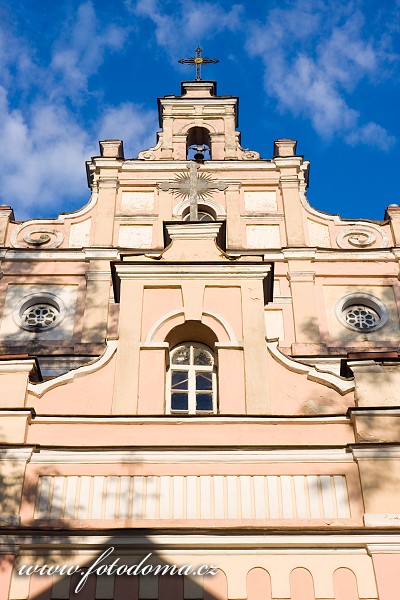 Fotka Kostel Panny Marie z patnáctého století v Merkinė, Litva
