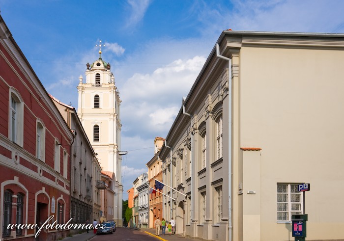 Fotka Kostel svatého Jana, ulice Sv. Juno, Vilnius, Litva
