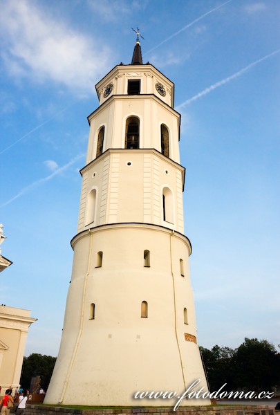 Fotka Zvonice Vilniuské katedrály, Vilnius, Litva
