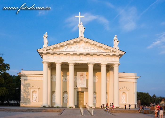 Fotka Vilniuská katedrála, Vilnius, Litva