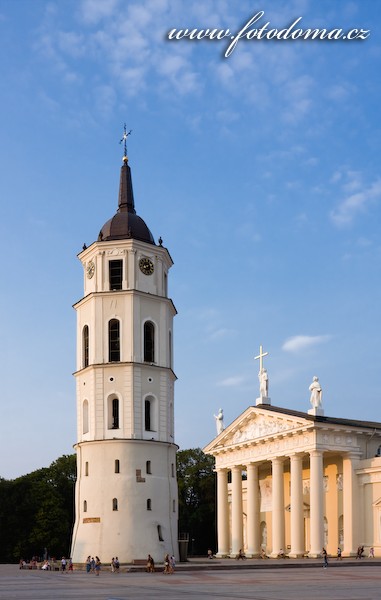 Fotka Vilniuská katedrála, Vilnius, Litva