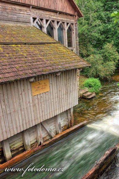 Fotka Vodní mlýn Ginučiai, Aukštaitijos národní park, Litva