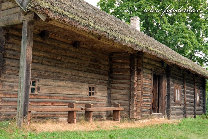 Fotka Dřevěný dům v Šuminai, Aukštaitijos národní park, Litva
