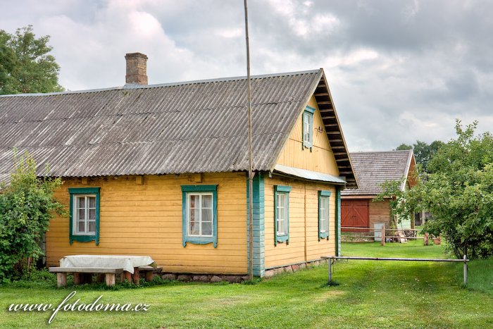 Fotka Dřevěný dům v Šuminai, Aukštaitijos národní park, Litva