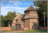 Dřevěný kostel v Palūšė, Aukštaitijos národní park, Aukštaitijos nacionalinis parkas, Litva