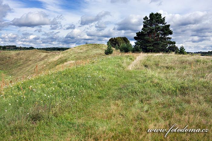Fotka Hradištní pahorek Bernotų piliakalnis, Bernotai, Litva