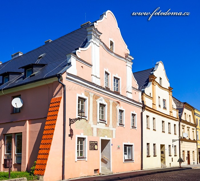 Domy v Radniční ulici, Vidnava, okres Jeseník, Olomoucký kraj, Česká republika