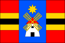 Vlajka obce Kuželov