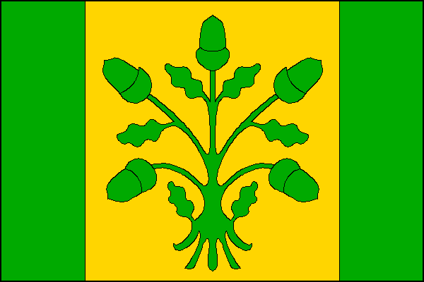 Vlajka obce Mikulčice