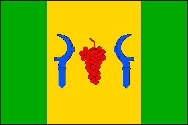 Vlajka obce Nechvalín