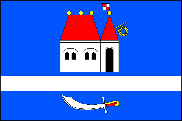 Vlajka obce Velká nad Veličkou