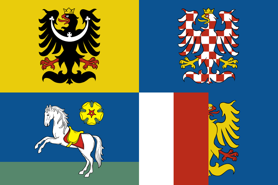 Vlajka Moravskoslezského kraje