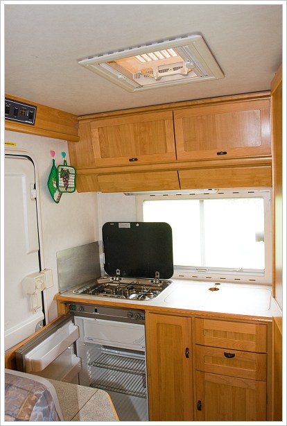 Obytné auto Hymer 4x4 interiér