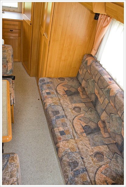 Obytné auto Hymer 4x4 interiér