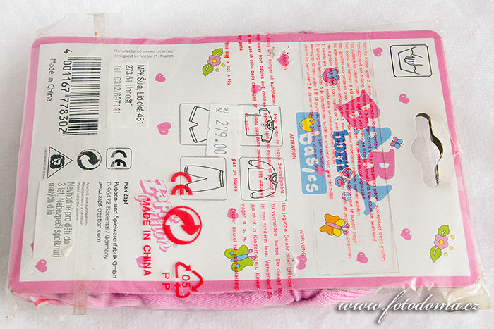 Oblečky Baby Born růžová košile