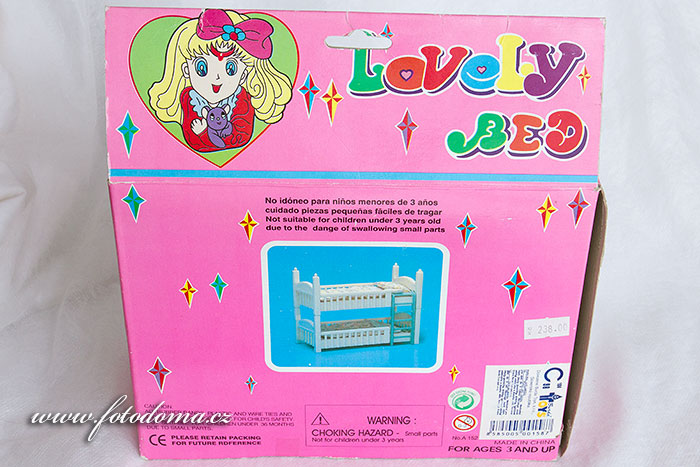 Patrové postele pro panenky (15 cm)