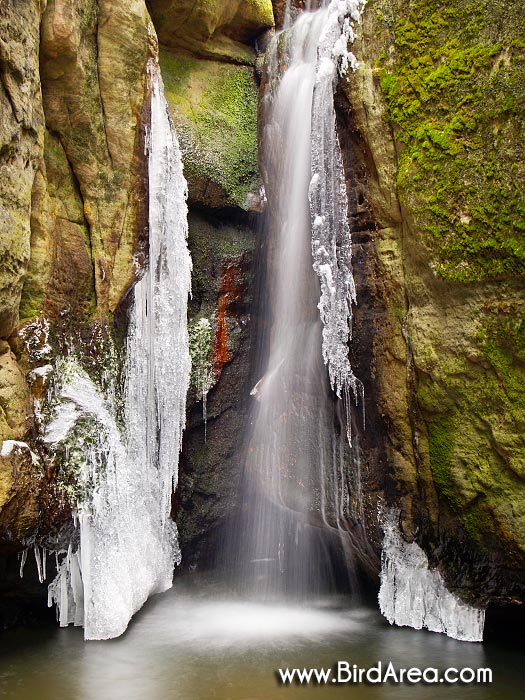 Waterfall, Adršpašské skály, Adršpach rocks