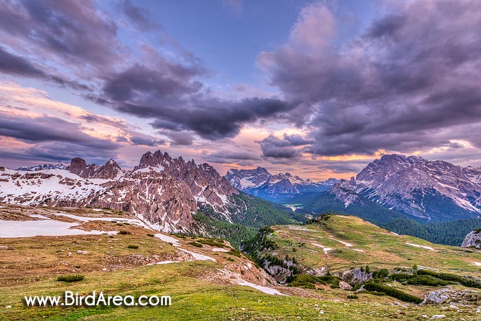 Cadini di Misurina, Sorapiss and Cristallo, Sexten Dolomites, Sesto Dolomites, South Tyrol, Italy, Europe