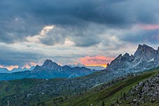 Cresta Gallina, Dolomity, Jižní Tyroly, Itálie