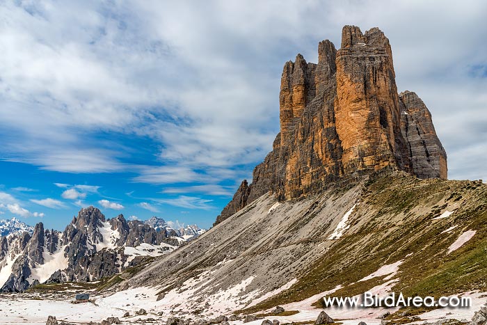 Tre Cime di Lavaredo (Drei Zinnen), Sextenské Dolomity