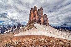 Drei Zinnen, Tre Cime di Lavaredo in Dolomites, Italy