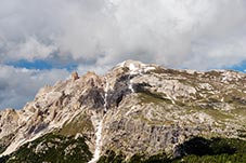 Dürrenstein (Picco di Vallandro), Dolomity, Jižní Tyroly, Itálie