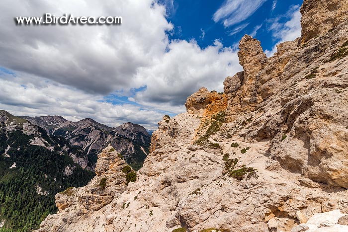 Skály pod Gaisele, Pragser Dolomiten, Dolomity