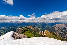 Sarlkofel, Monte Serla, Dolomity, Itálie