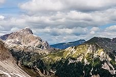 Seekofel, Croda del Becco, Croda del Lago, Dolomity, Itálie